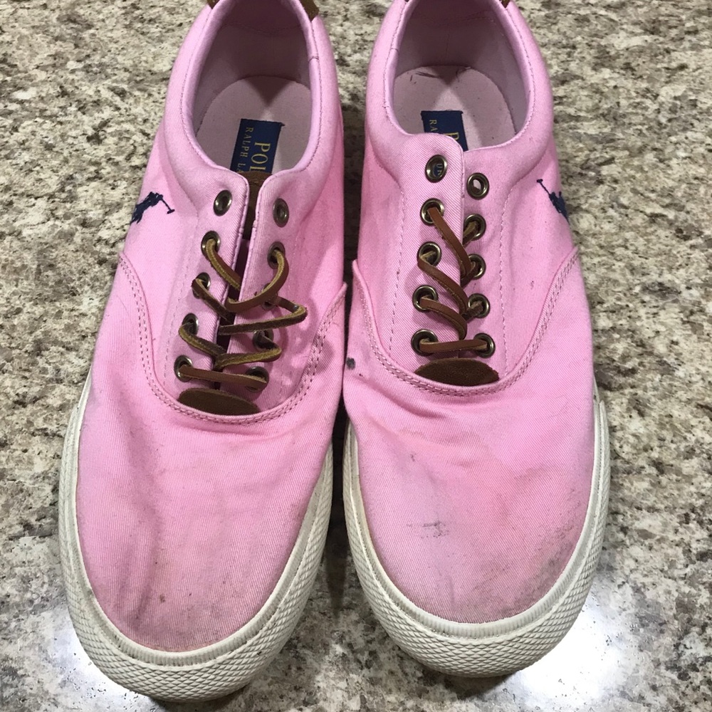 Ralph Lauren Polo Mens Shoe Pink 10